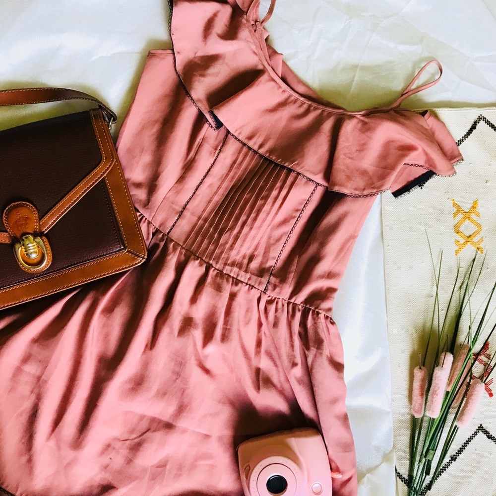 Kimchi Blue Cold Shoulder Flit and Flare Dress